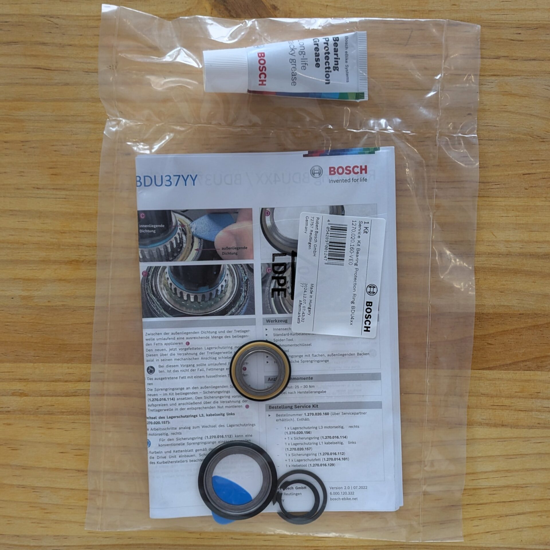 PXL_20250526_132759615.MP Kit de Manutenção Oficial BDU4XX, BDU37YY, Bosch Geração 4 - Image 1