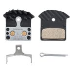 Pastilhas de freio Shimano BP-J04C-MF – Metálicas com aletas de resfriamento - Image 2