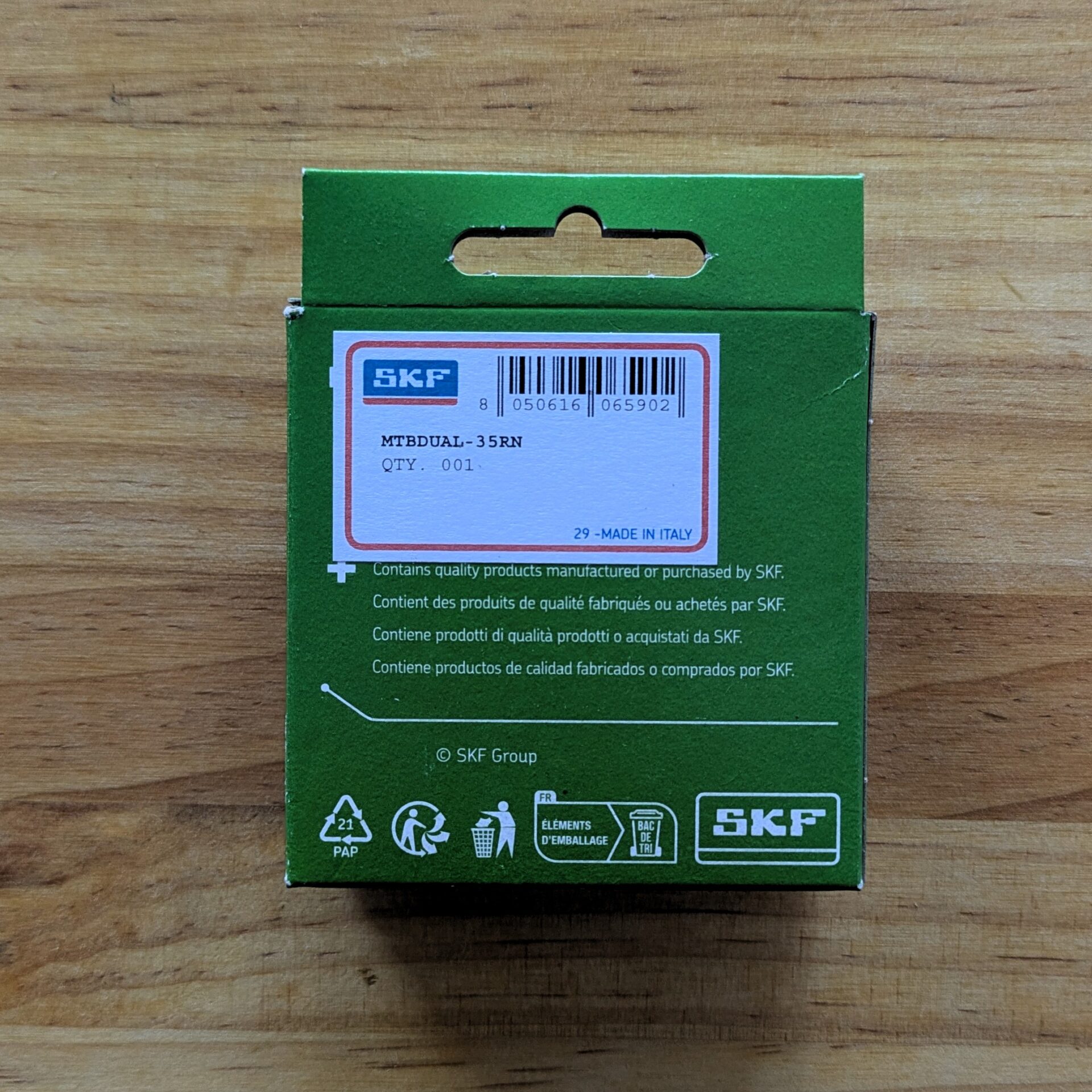 PXL_20250416_134135476 Kit de Retenes SKF Dual Compound 35 mm – MTB DUAL-35RN - Image 1