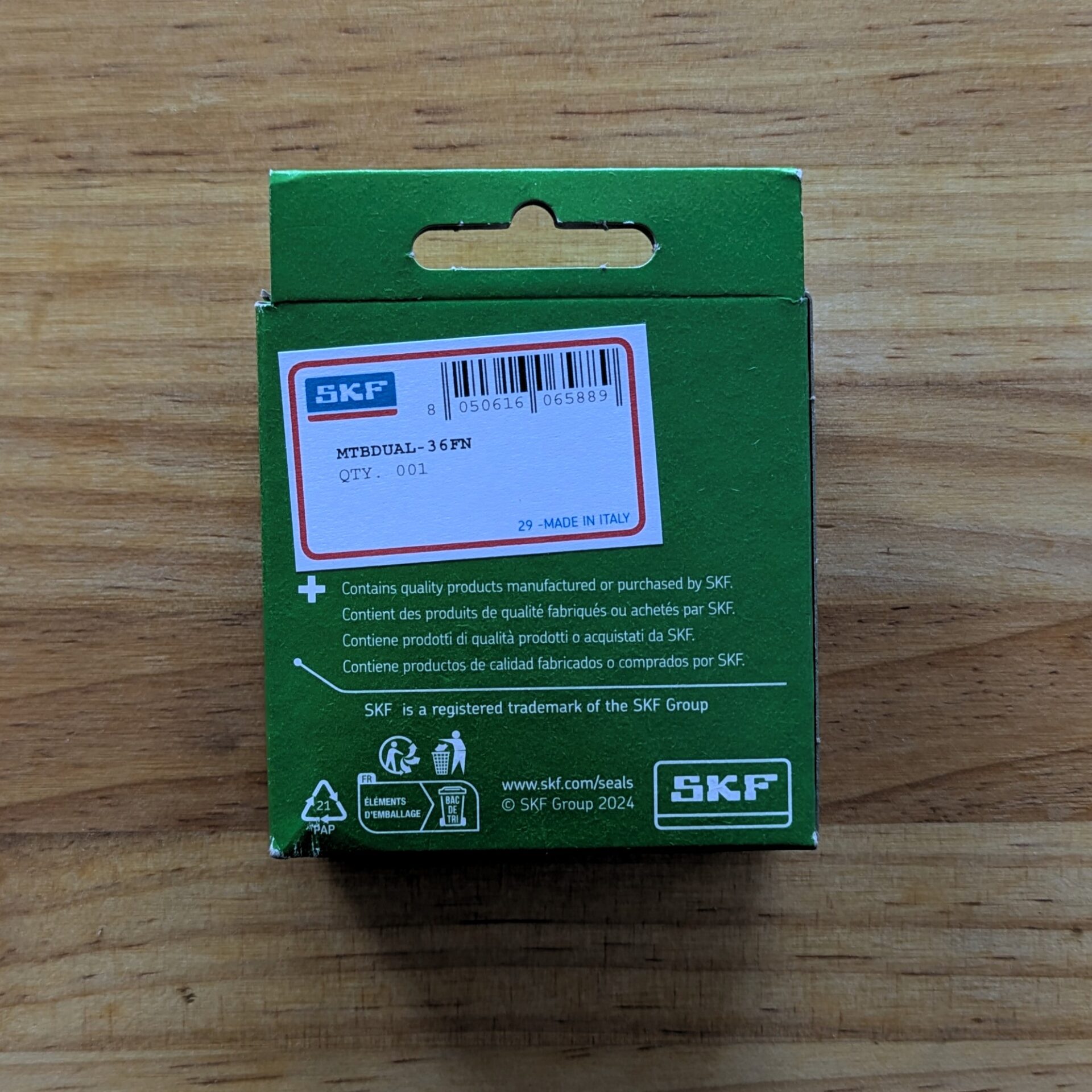 PXL_20250416_134148338.MP Kit de Retenes SKF Dual Compound 36 mm – MTB DUAL-36FN - Image 1