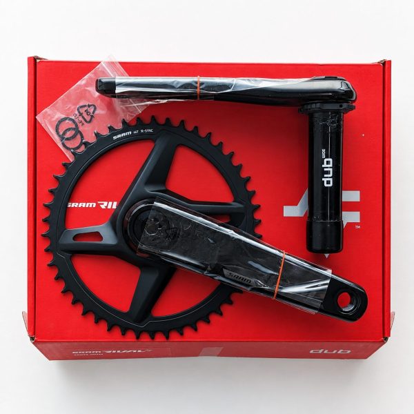 Bielas SRAM Rival 1 AXS Wide con Potenciómetro Quarq DUB 172,5 mm 46T