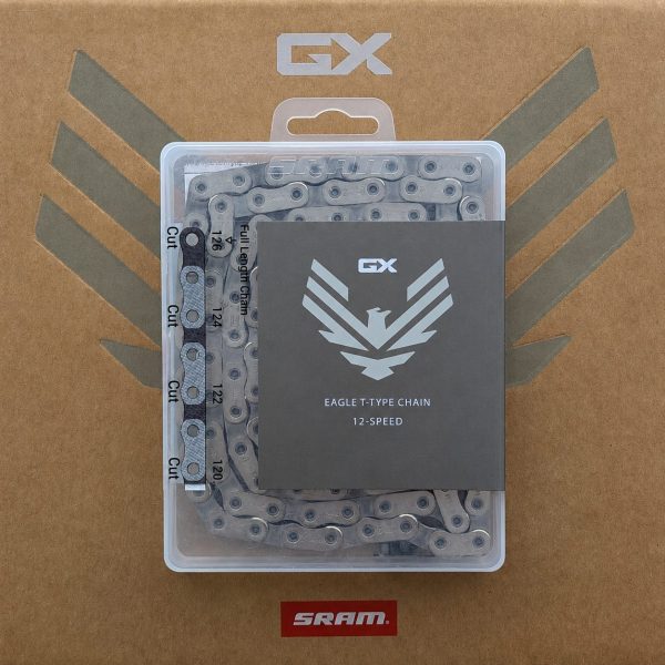 Cadena SRAM GX Eagle T-Type Flattop 12V 126 eslabones
